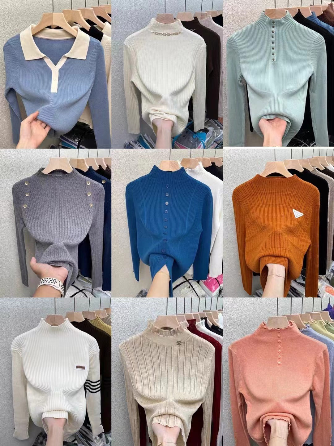 Lotes de 100 Blusas Manga larga ($1.85 x pieza)