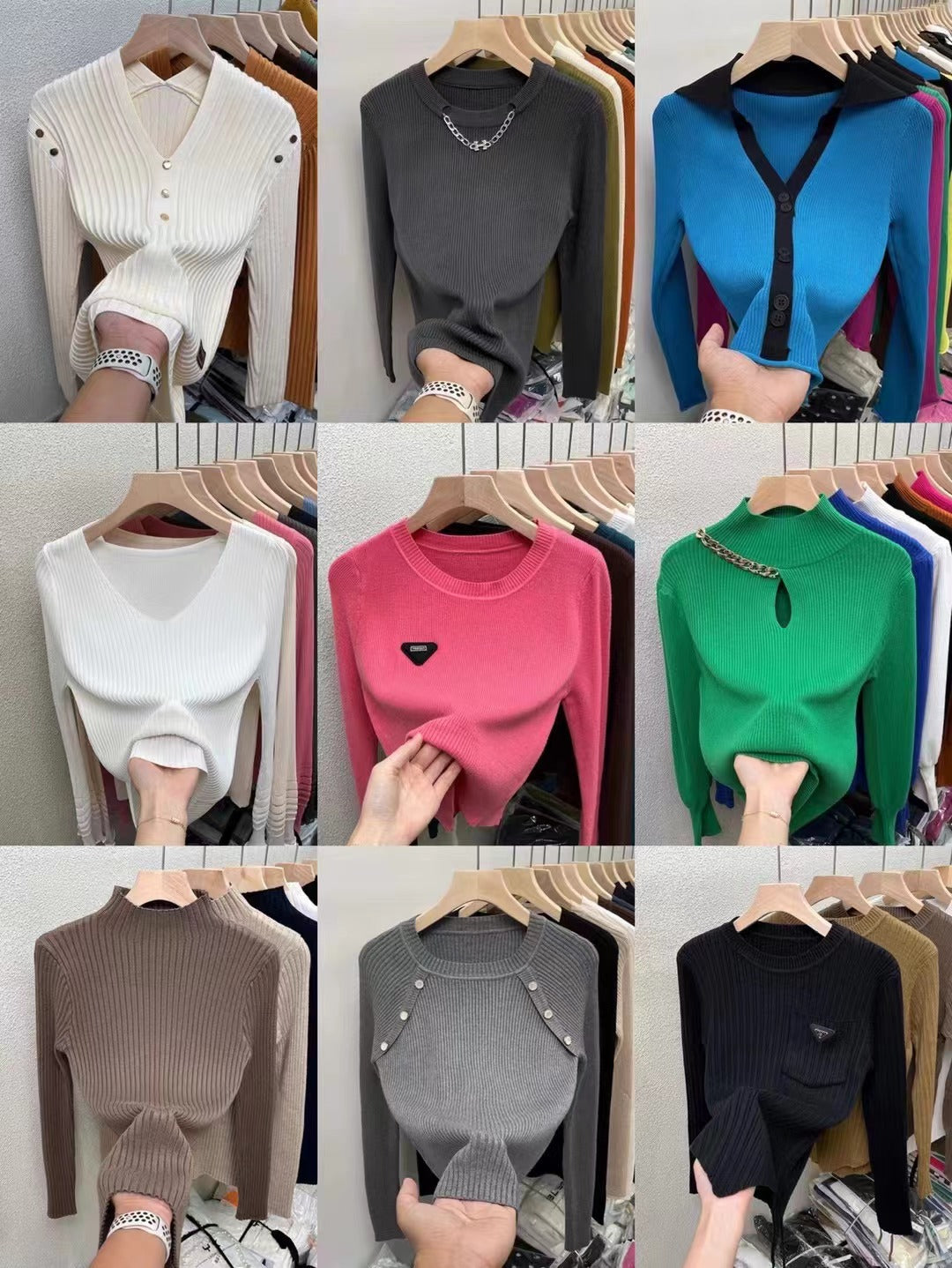 Lotes de 100 Blusas Manga larga ($1.85 x pieza)
