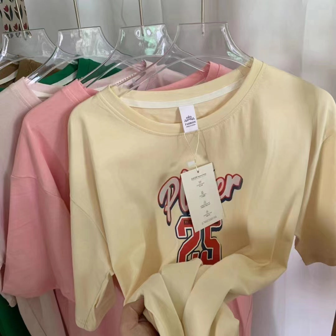 Lotes de 100 Tshirts Oversizes Estampada en caliente  ($1.85 x pieza)