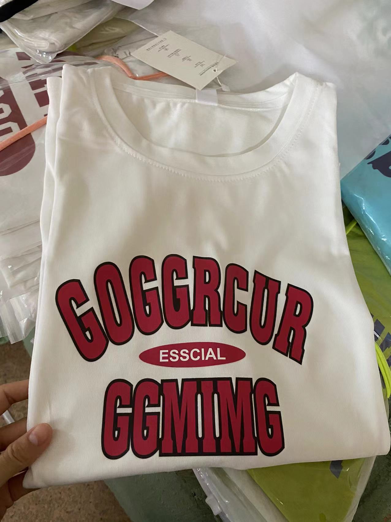 Lotes de 100 Tshirts Oversizes Estampada en caliente  ($1.85 x pieza)