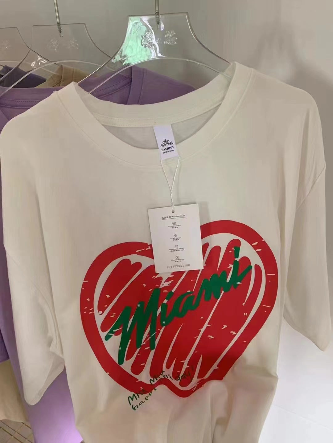 Lotes de 100 Tshirts Oversizes Estampada en caliente  ($1.85 x pieza)