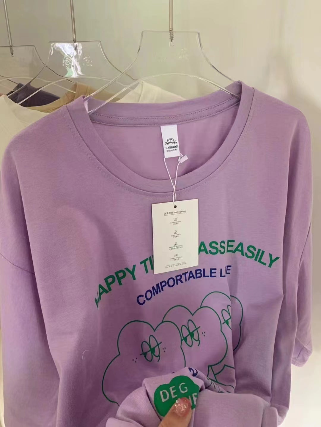Lotes de 100 Tshirts Oversizes Estampada en caliente  ($1.85 x pieza)