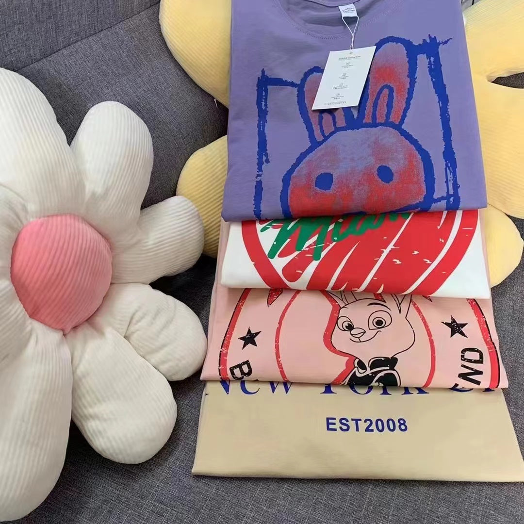 Lotes de 100 Tshirts Oversizes Estampada en caliente  ($1.85 x pieza)