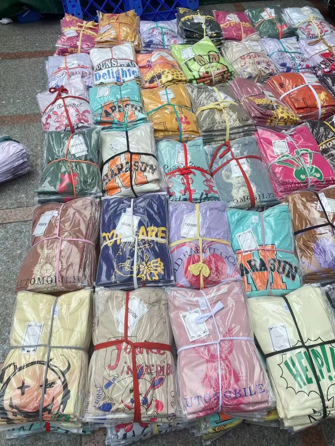 Lotes de 100 Tshirts Oversizes Estampada en caliente  ($1.85 x pieza)