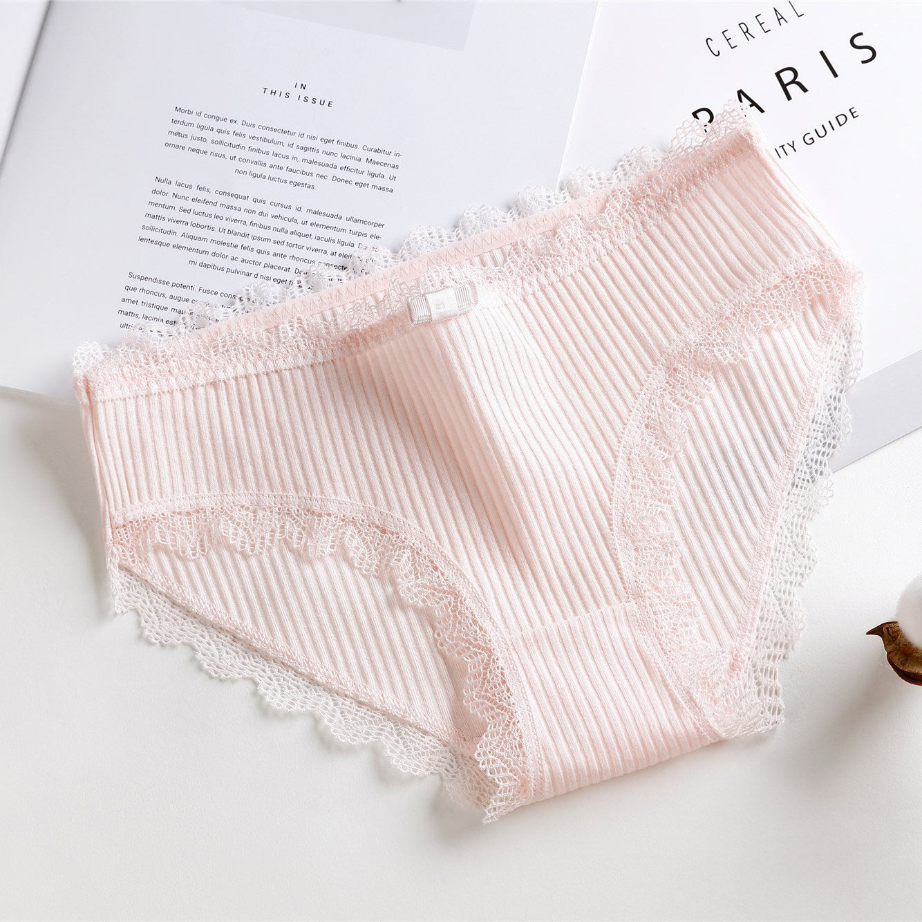 Thread Princess Low-waist Briefs With Cotton