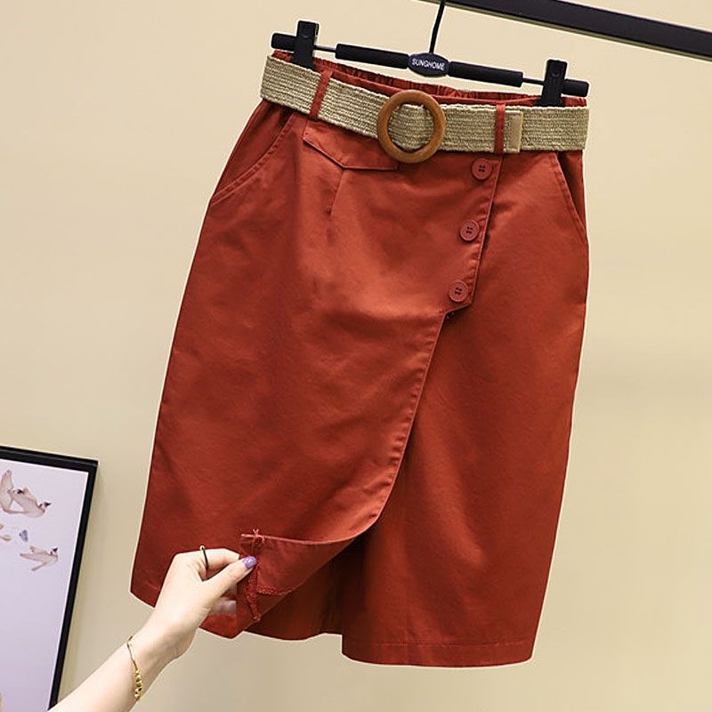 Elastic Waist Wide Leg Trouser Skirt Fashionable Casual And Slim
