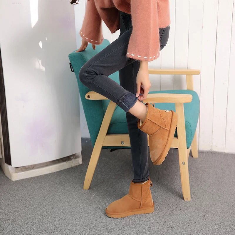 Women's Temperament High Waist Elasticity Plus Velvet Jeans