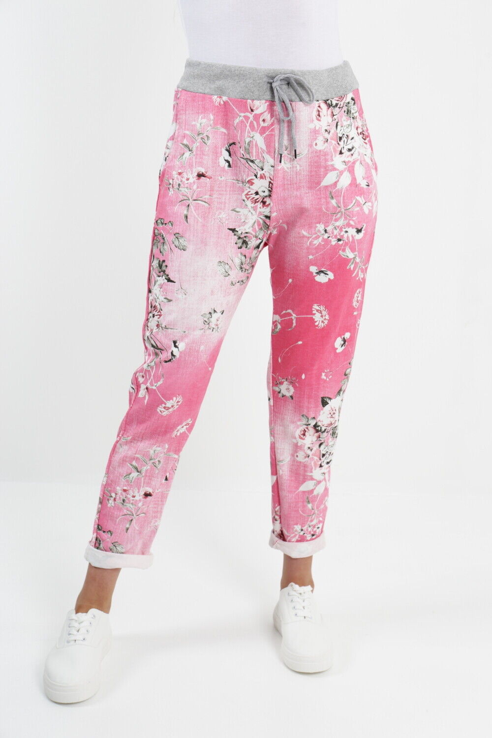 Spring And Summer New European And American Printing Casual Magic Jogger Pants