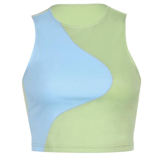 European and American Knitted Chest Wrap Cross Halterneck Vest