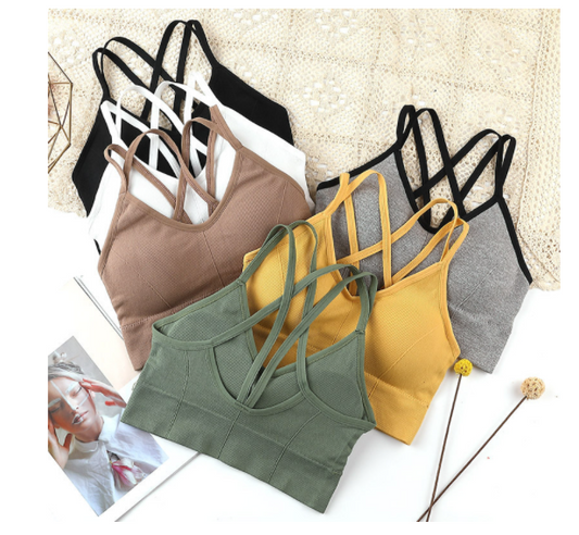 Women's Beautiful Back Tube Top Comfort Bra Without Steel Ring