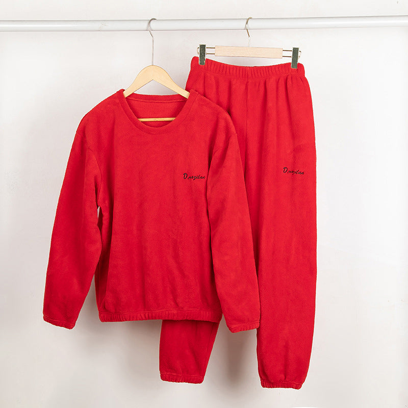 New Casual Long Sleeve Thick Fashion Women's Home Wear