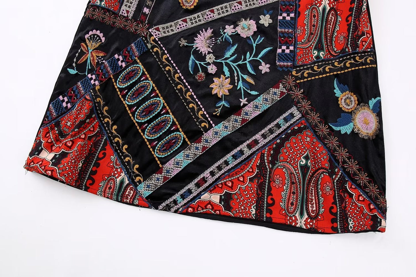 Fashion Printed High Waist Miniskirt