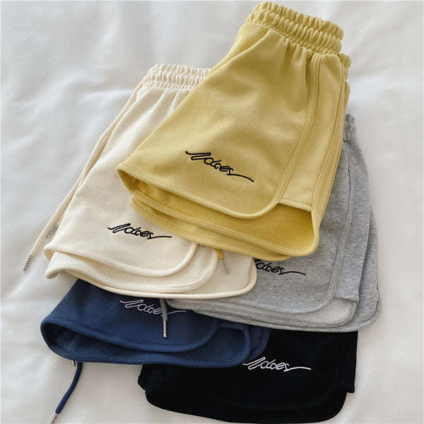 Summer Loose-fitting Home High-waist Casual Wide-leg Pants
