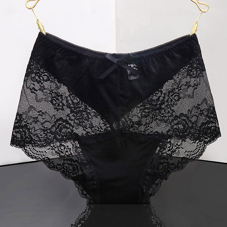 Transparent Lace Female Seamless Modal Cotton Underwear