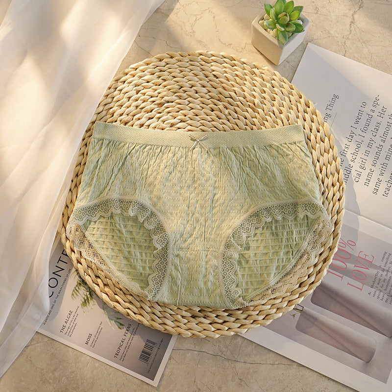 Women's Breathable Seamless Mid Waist Hip Raise Comfort Briefs