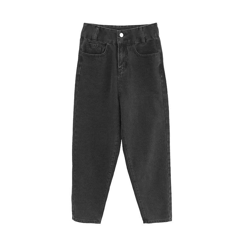 Slim, Thin, Tall, Wide-leg Black Straight-leg Jeans