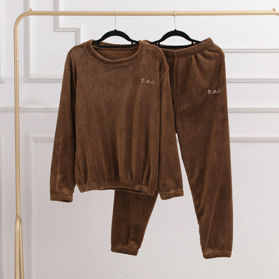 Outer Wear Casual Lazy Pants Loose Warm Suit