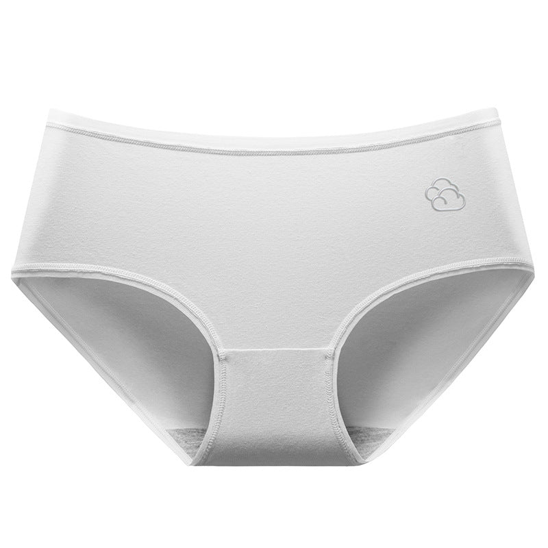 Antibacterial Cotton One-piece Seamless Underwear Female
