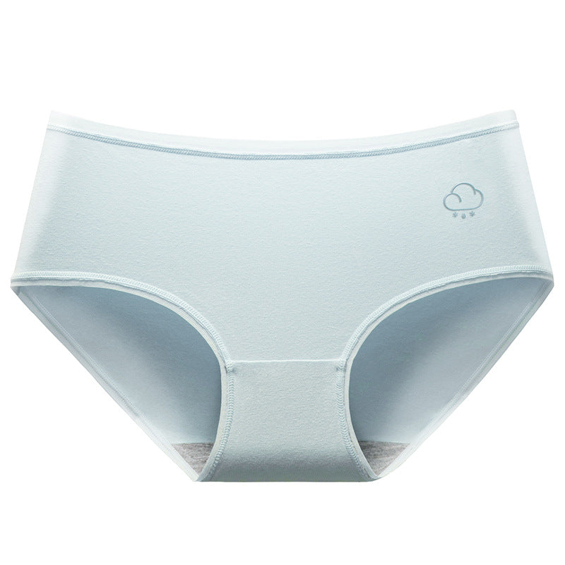 Antibacterial Cotton One-piece Seamless Underwear Female