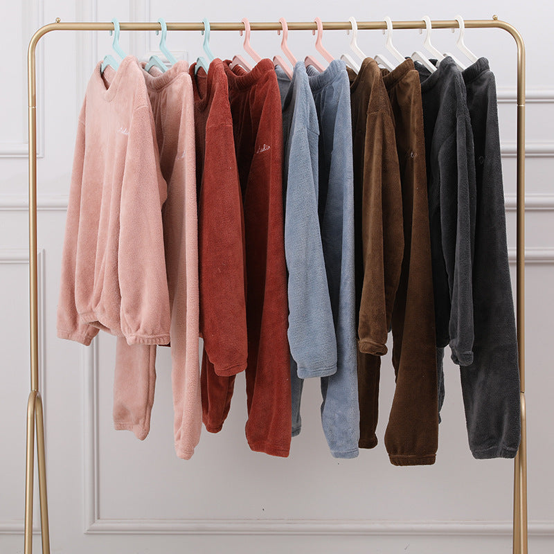 Outer Wear Casual Lazy Pants Loose Warm Suit